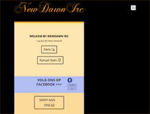 Tablet Screenshot of newdawnirc.com